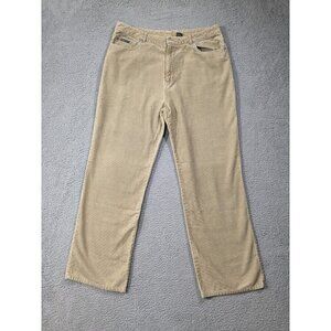 Wave Riding Vehicles Corduroy Pants Mens 34 WRV Int. Retro Style Skater Beige